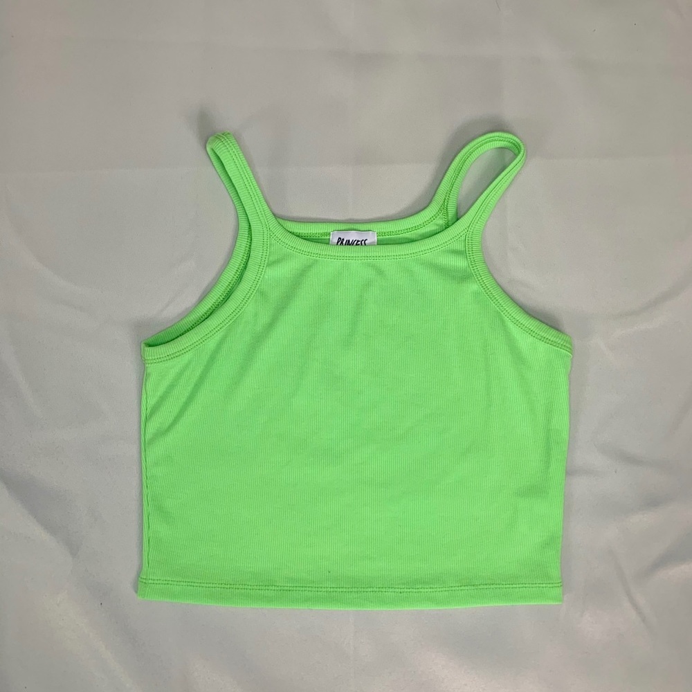 Neon green Princess Polly tank top